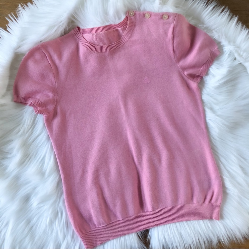 Baby pink babydoll shirt